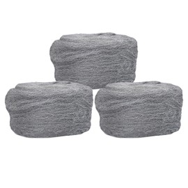 Steel Wool Mice Control - 3 Pcs 2.36"×9.84Ft Steel Wool for Wall Hole/Gap Filler - Best Thing to Get Rid of Mice - Keep Animals Away from Cracks,Siding,Pipeline,Vents in Garden/House/Garage/Kitchen