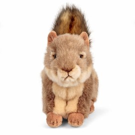 Tobar Animigos Soft Toy Squirrel Soft Toy in Realistic Design, Cuddly Soft, Approx. 22 cm Tall
