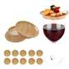 6pcs Wine Glass Charcuterie Topper Mini Charcuterie Board Coasters Appetizer