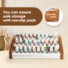 J JACKCUBE DESIGN Craft Paint Bottle Organizer Storage Holder Rack