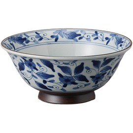 Ale-net Ramen Donburi, Set of 3, Ramen Bowl, Noodle Bowl, Old Dyed Saika Lightweight Noodle Bowl