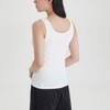 JAJU [JAJU] Women's Cotton Tank Top 3-Pack_White