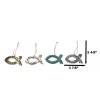 Rustic Bible Scriptures Christian Fish Ichthys Christmas Tree Ornaments Set