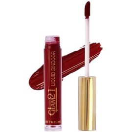 Bridal Liquid Sindoor Waterproof Lal Sindur Laal Gel Based for Hindu Married Ladies Glam21 Liquid Sindoor Sponge Tip Applicator Smudge Free & Long Lasting Maroon