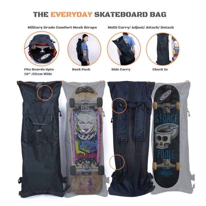 OID Everyday Skateboard Bag (Black)