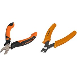 Truper PM - CD4, Pinzas miniatura de corte diagonal, Comfort Grip, 4  T275-5, Pinza para electrónica, 5, de corte