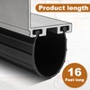 Garage Door Weather Stripping Bottom Rubber Seal 16 ft Replacement