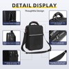 Omebaige Premium 1200D Nylon Clarinet Case with Built-In Backpack Straps,
