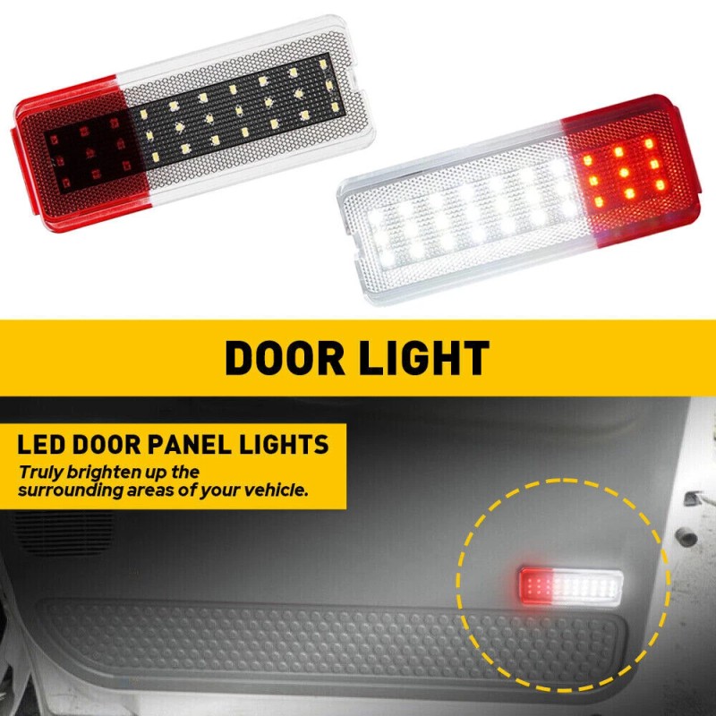 LIANGREN Interior Door Panel Light Reflector For 1999-2007 Ford Super