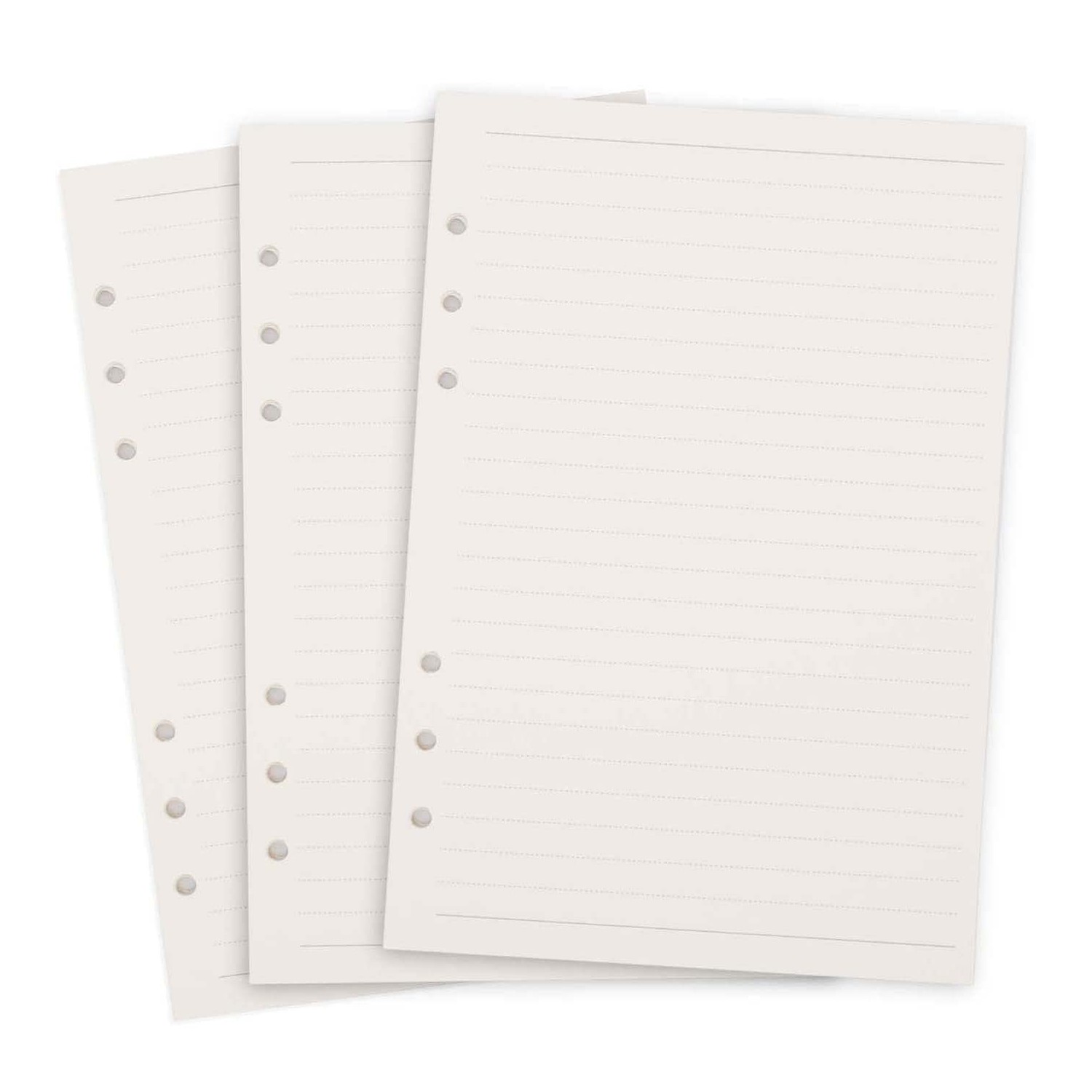A5 Size, 6 Holes, 45 Sheets x 3 Books, Horizontal Ruled, Notebook ...