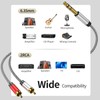 PPTVC RCA to 1/4 Cable 3FT, 1/4 TRS to RCA