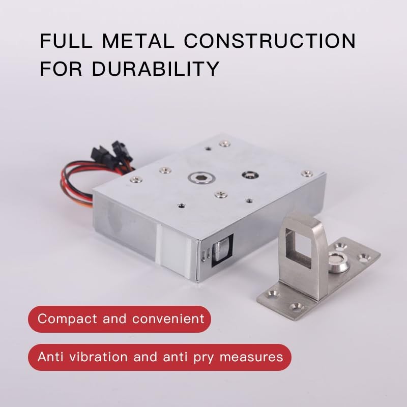 Electric Motor Lock, Full Metal Construction, Anti-Vibration Design, Electronic Rotary