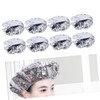 WOONEKY Elastic Edge Aluminum Foil Hair Cap Heat Insulation Diffusing