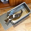 LIHONG Stainless Steel Litter Box with Lid, XL Metal Cat