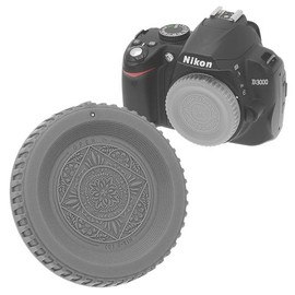 Fotodiox Gray Designer Body Cap Compatible with Nikon F-Mount Cameras