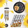 Sunflower Wind Chimes for Outside,Sunshine Gift for Mom,Get Well Soon