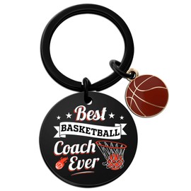 Yoxiumi Basketball Coach Gifts for Women Basketball Keychain for Girls Basket Ball Party Favors Backpack Keyring Purse Charms Cool Key Fob Team Player Gifts Thanks Coach Keychain for Men