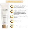 GLO24K Limpiador facial exfoliante con oro de 24 k, microdermoabrasión