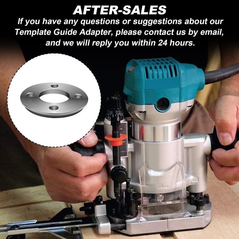 QQZ 321492-3 Template Guide Adapter for Makita Router 3606, 3612,