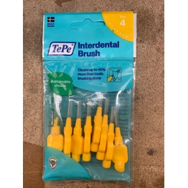 TePe 0.7 mm Size 4 Original Interdental Brush - Pack of 8 by TePe