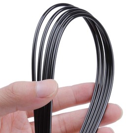 HobbyPark Universal Soft Plastic Antenna Tube with Cap Black for RC Car FPV Drone Quadcopter Boats Airplane 2.4G Receiver RX (5-Pack) (Black)