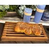 Kalmar Home Acacia Wood Three-in-One Trivet and Bread Crumb Catcher