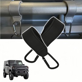 Oattun JB64 JB74 JB64W JB74W Accessory Assist Grip, Convenience Store Hook, For Jimny, Super Load Capacity, Adjustable, Lightweight, Custom Storage, Free Place, Set of 2