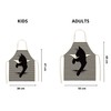ShopINess Funny and Original Cat Apron for Adults and Children
