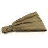 Bowbear Women Solid Wide Elastic headband, Tan