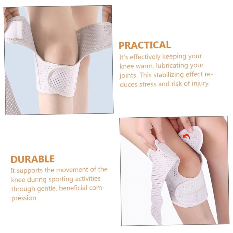 TOVINANNA Adjustable Sports Knee Strap Breathable Lightweight for Running Cycling
