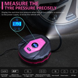 HLWDFLZ Car Emergency Kit with Portable Air Compressor - Roadside Emergency Kit for Vehicles, Winter Car Safety Roadside Assist Kit, Emergency Car Kit for Teen Girl and Ladies M-75