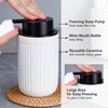 BosilunLife Foam Hand Soap Dispenser - White Ceramic Foaming Soap