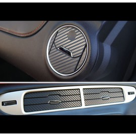 Decal Concepts Black Carbon Fiber Interior Vent Decal kit - Fits Camaro (2010-2015)