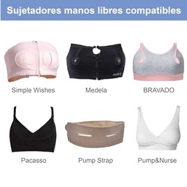 Piezas de extractor Maymom compatibles con accesorios Spectra S2 Spectra S1, Embudo de 24 mm (Embudo desmontable y conector), piezas de reemplazo no originales Spectra, embudo Spectra, biberón, válvula tipo duckbill