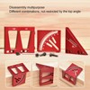 Multi Angle 3D Protractor 45 Degree Marking Ruler Essential Woodworking