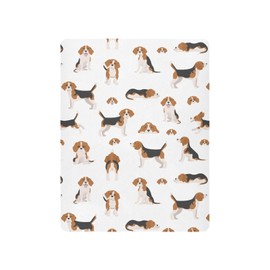 Crib Sheets for Boys Beagle Dog Toddler Baby Girl Sheets for Crib,Neutral Mini Crib Nursery Mattress Sheets Fitted,Crib Mattress Soft & Breathable 52 * 28 * 9In