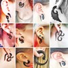 Q-XIAOKEAI 8 Pairs 16G Spiral Fake Gauges Acrylic Ear Tapers