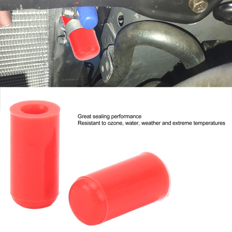 10 Pcs 6mm Intake Vacuum Hose Cap Silicone Wear Resistance