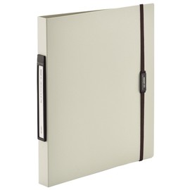 Lihit Lab F7540-16 Ring File, A4, 2 Holes, Beige