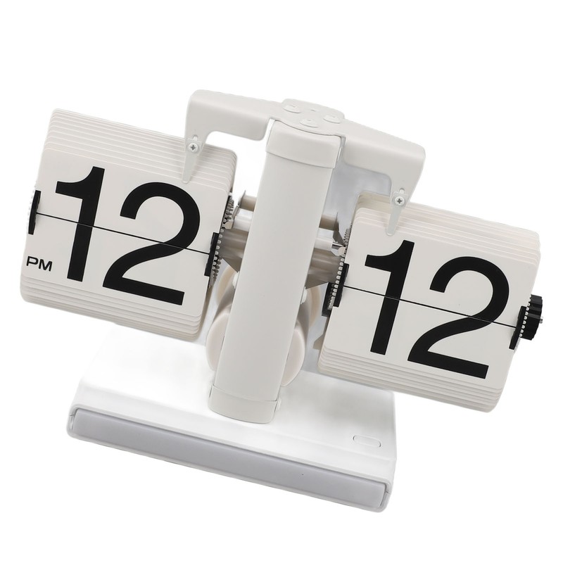 Retro Digital Flip Down Clock Battery Powered Flip Desk Clock