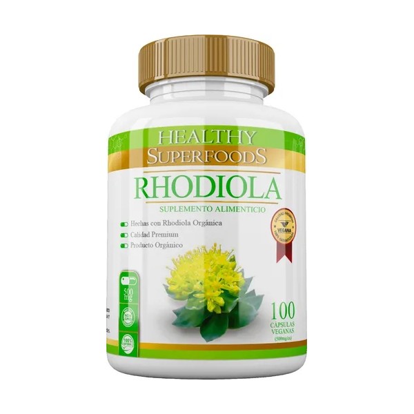 Rhodiola Rosea Premium | 500mg | 100 Cápsulas | Energía,