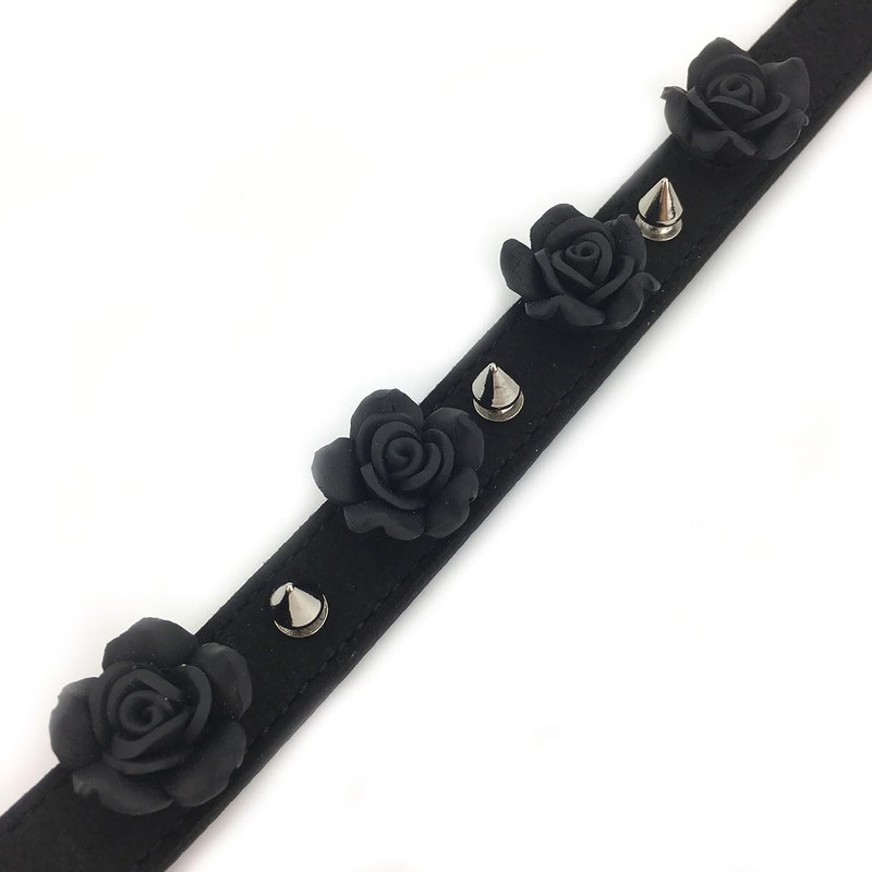 Destiny Love Handmade Rose Flower Choker Collar Necklace Velvet Necklace