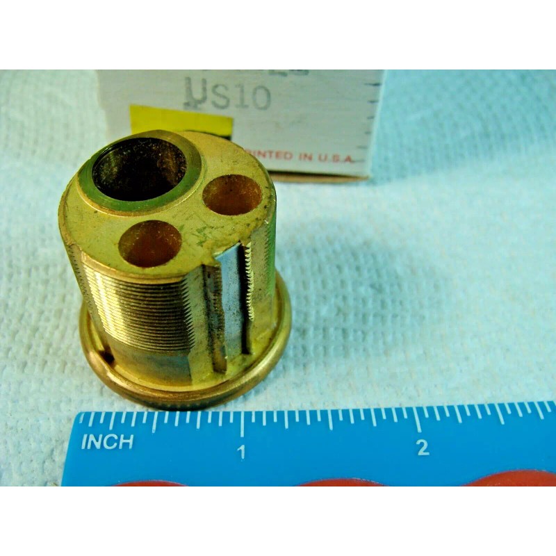 Yale Shell Lock 1152 US10 Brass-finish NIB NOS