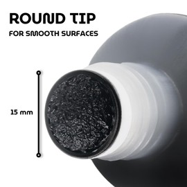 BIGTHUMB Black Graffiti Mop Paint Marker, Water-Based Drip Mop, Fade Resistant graffiti markers for Tagging, Drawing, and Painting Murals, Canvas, Metal, Glass, Paper, and Wood