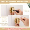 Zonon 4 Pack Self Closing Screen Door Hinge 2 3/4"
