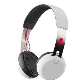 Skullcandy Grind Bluetooth Wireless On-Ear Headphones - White/Black/Red