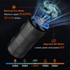 4 Inch Inline Duct Fan 130CFM Airflow with Stepless Speed