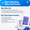 [52 Packs] 5 Gram Blue "Dry & Dry" Premium Indicating(Blue