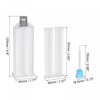 uxcell 2Pcs Epoxy Gun Adhesive Cartridge, 122mm Plastic Resin Mixer