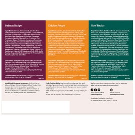 Made by Nacho Wet Cat Food Variety Pack, Cage-Free Chicken, Sustainably Caught Salmon, Grass-Fed Beef with Bone Broth for Extra Hydration, (12) 3 oz Pouches